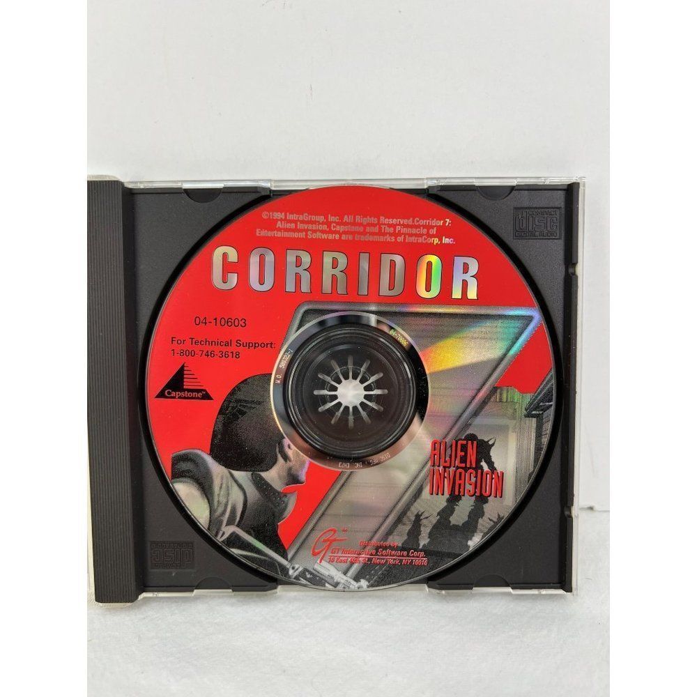 Corridor 7: Alien Invasion, Capstone, PC CD-ROM